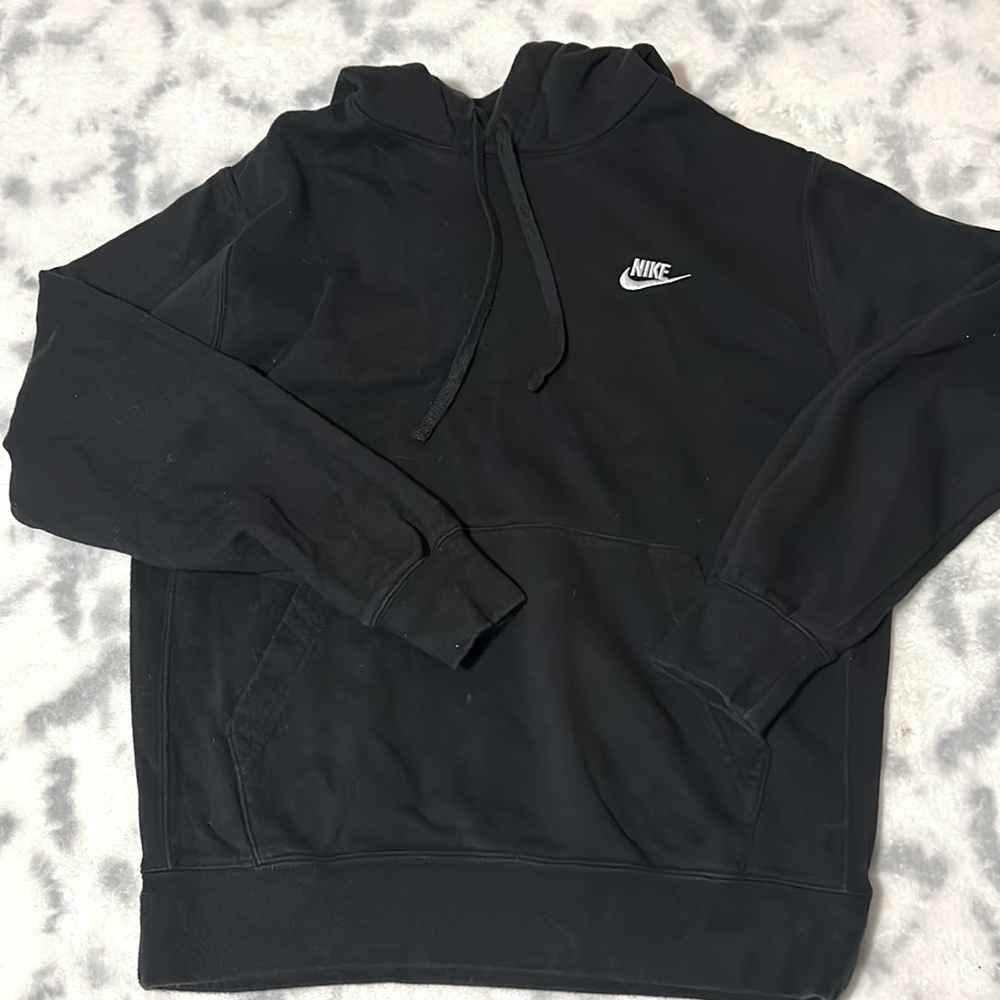Nike Sportswear Club Fleece Pullover Hoodie, Size Small, Black